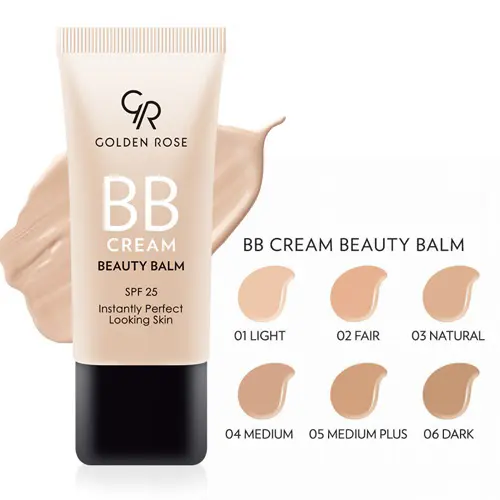 بی‌بی کرم گلدن رز SPF 25 حجم 30 میلی‌لیتر | Golden Rose BB Cream SPF 25 – 30ml — 2