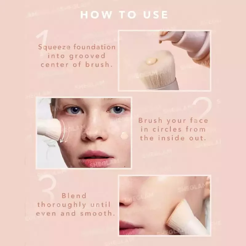 براش کرم پودر شیگلم مدل Skinfinite — 3