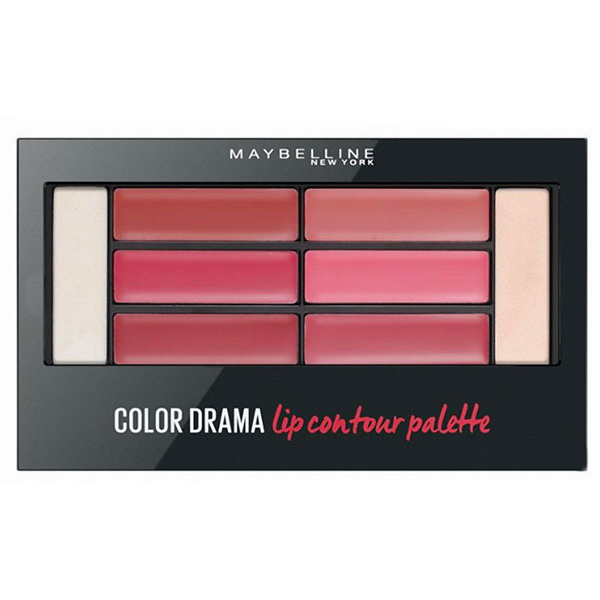 پالت آرایشی رژ لب و کانتور لب میبلین اصل کالر دراما کالباسی | Maybelline Color Drama Lip Contour Palette