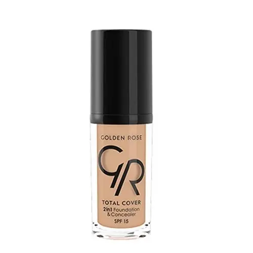 کرم پودر گلدن رز مدل توتال کاور | Golden Rose Total Cover Foundation