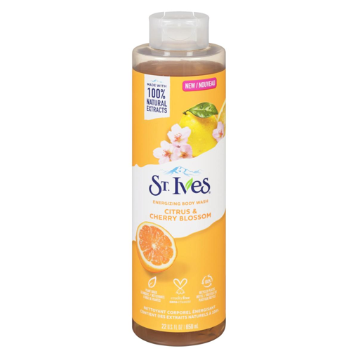 شامپو بدن لیمو و شکوفه گیلاس سنت ایوز ST.IVES 650ML