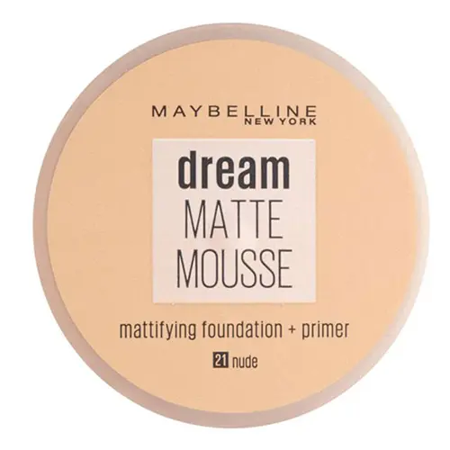 کرم پودر موس میبلین مدل دریم مت موس | Maybelline Dream Matte Mousse Foundation