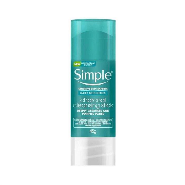 استیک شوینده زغال چوب بامبو سیمپل | Simple Daily Skin Detox Charcoal Cleansing Stick