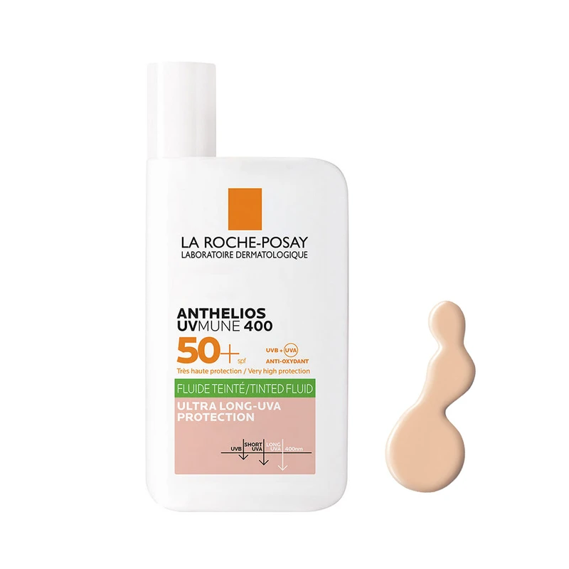 فلویید ضد آفتاب رنگی لاروش پوزای SPF 50 مدل Anthelios UVMune400  حجم 50 میلی‌لیتر — 2