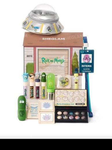 پک کامل کالکشن ریک اند مورتی شیگلم SHEGLAM x Rick and Morty Full Collection