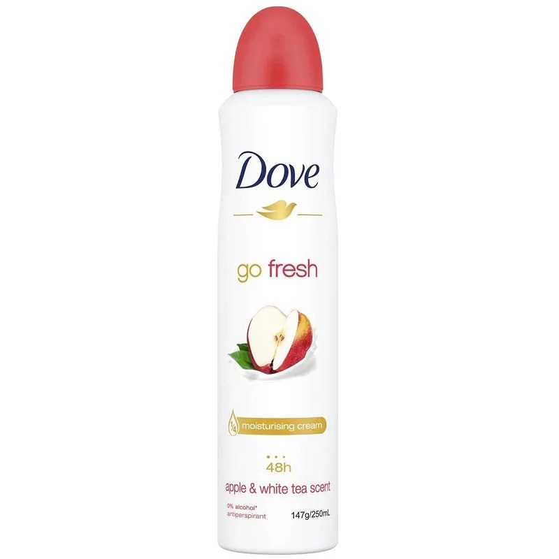 اسپری ضدتعریق رایحه سیب و چای سفید داو (سفارش هند) 250ml