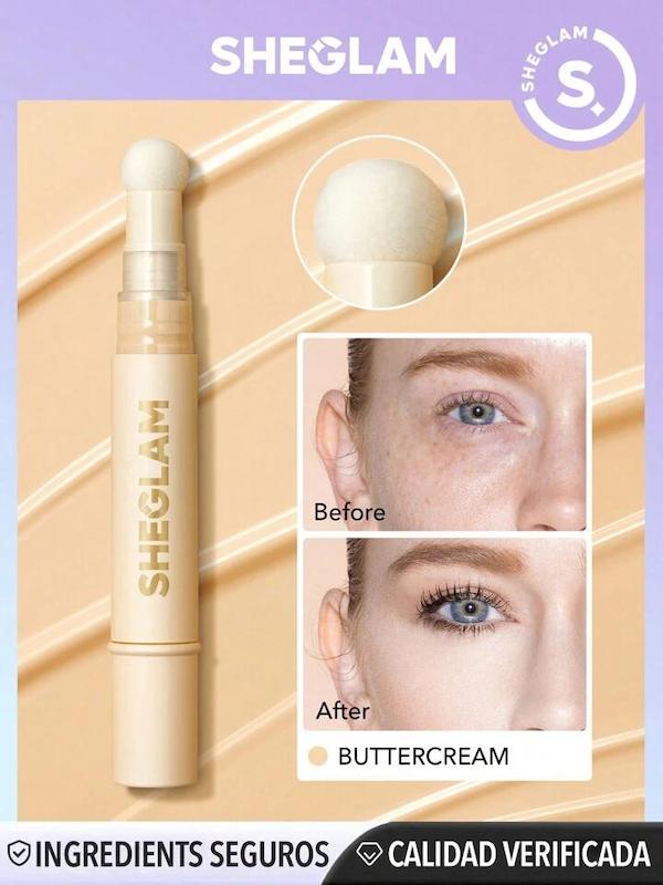 کانسیلر مایع و پد دار شیگلم مدل Complexion Boost — 6
