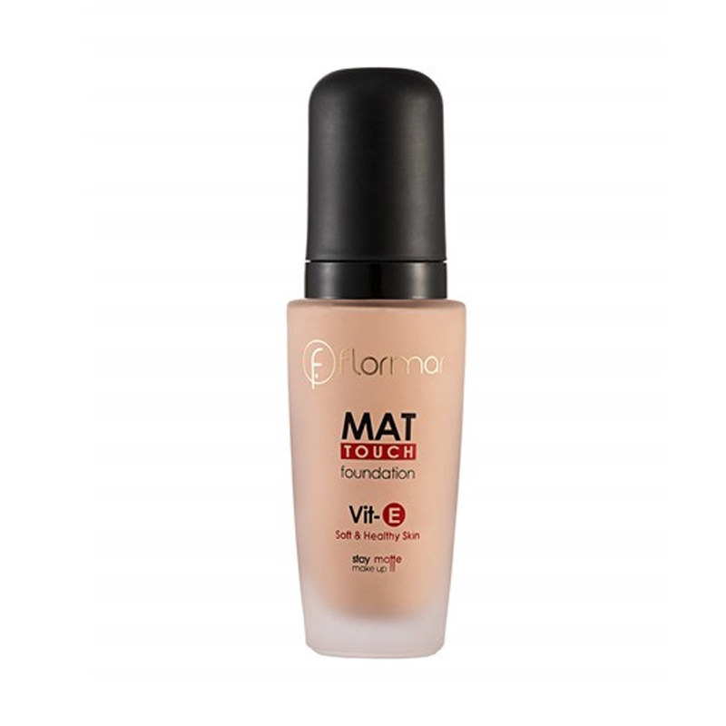 کرم پودر مات فاقد چربی و ضد حساسیت فلورمار مدل مت تاچ | Flormar Mat Touch Foundation