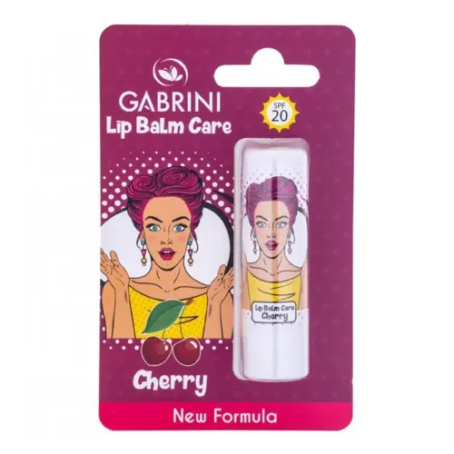 بالم لب آلبالو گابرینی SPF20 وزن 5 گرم | GABRINI Cherry Lip Balm SPF20 5g