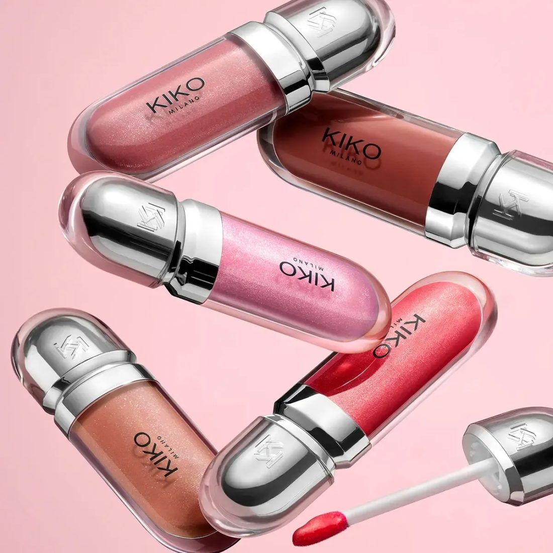 لیپ گلاس حجم‌دهنده و براق کیکو میلانو مدل 3D هایدرا | Kiko 3D Hydra Lipgloss — 5