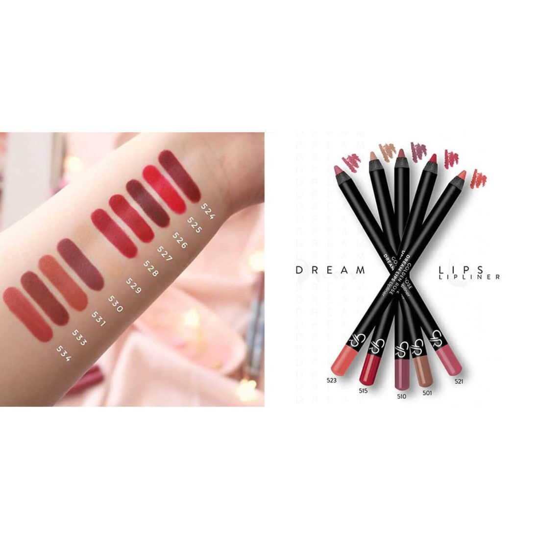 مداد لب گلدن رز مدل دریم | Golden Rose Dream Lip Liner — 8