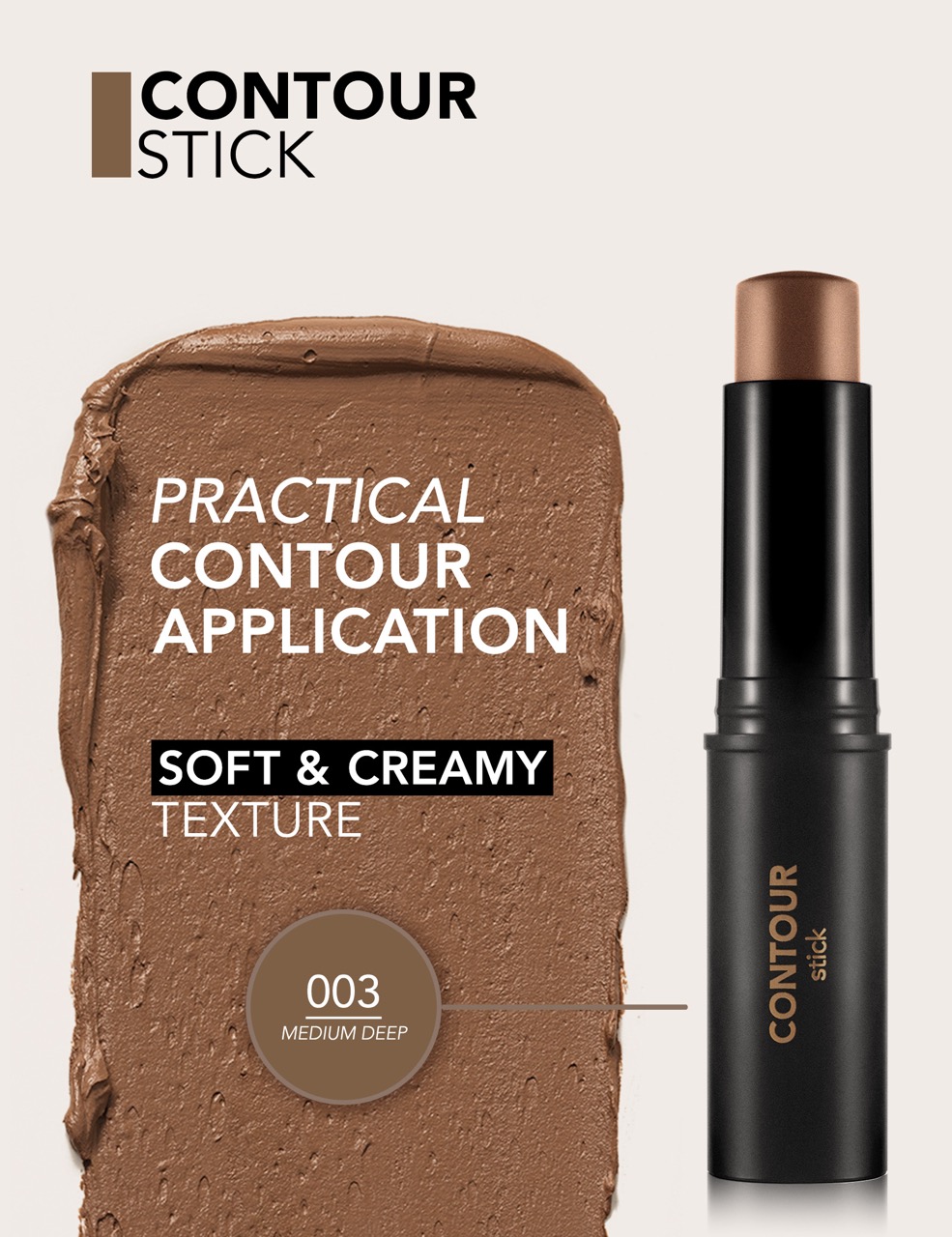 استیک کانتورینگ فلورمار مدل دوطرفه فرم‌دهنده چهره | Flormar Contour Stick — 4
