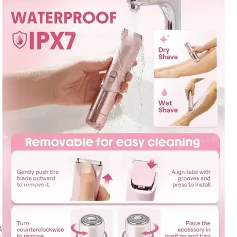 شیور ۲ کاره صورت و بدن شیگلم  sheglam shaver — 7