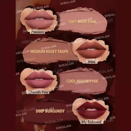 رژ لب جامد امبر رز شیگلم sheglam Ember Rose — 2