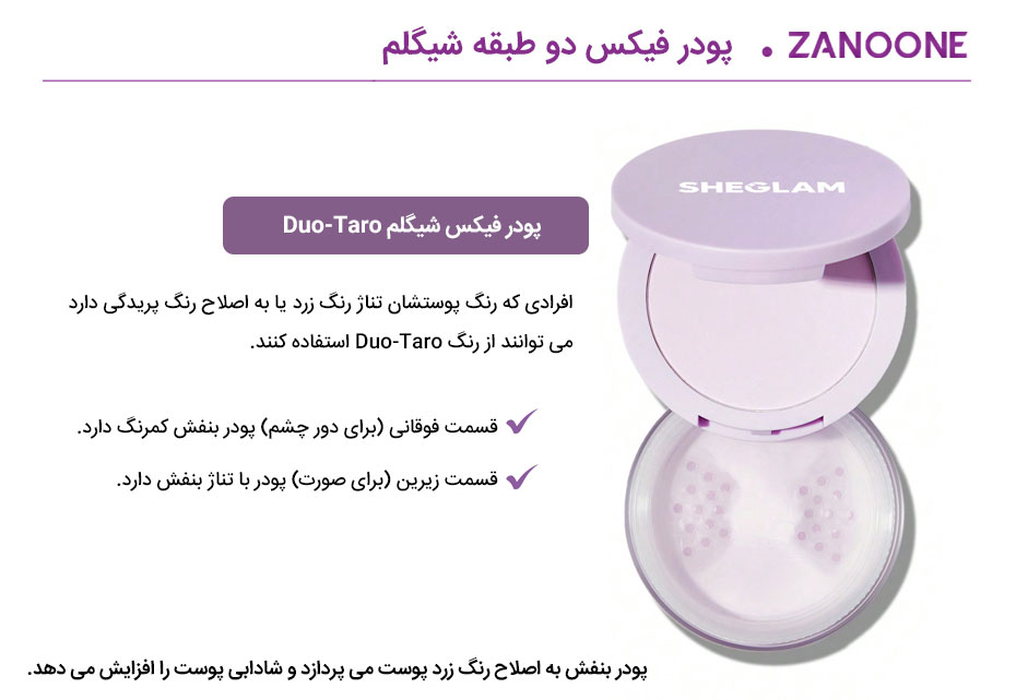 پودر فیکس دو طبقه شیگلم — 4
