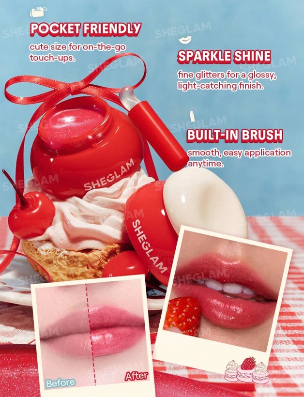 پک کامل آرایشی توت‌فرنگی شیگلم SHEGLAM — 6