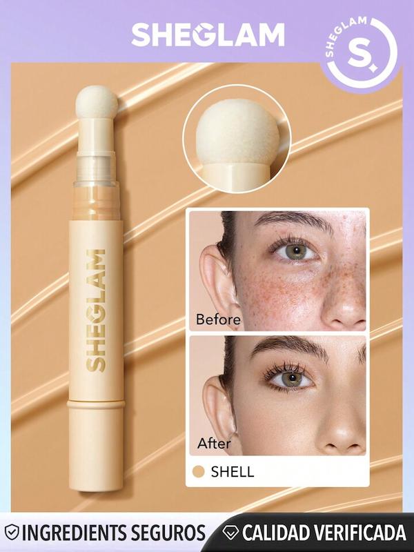 کانسیلر مایع و پد دار شیگلم مدل Complexion Boost — 4