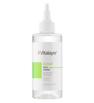 تونر ویتالیر پوست چرب مدل اکتی ویت حجم 200 میلی‌لیتر | Vitalayer Activit Toner For Oily Skin 200ml