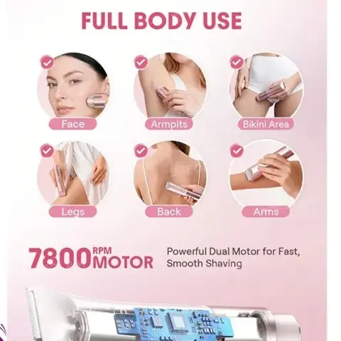 شیور ۲ کاره صورت و بدن شیگلم  sheglam shaver — 6