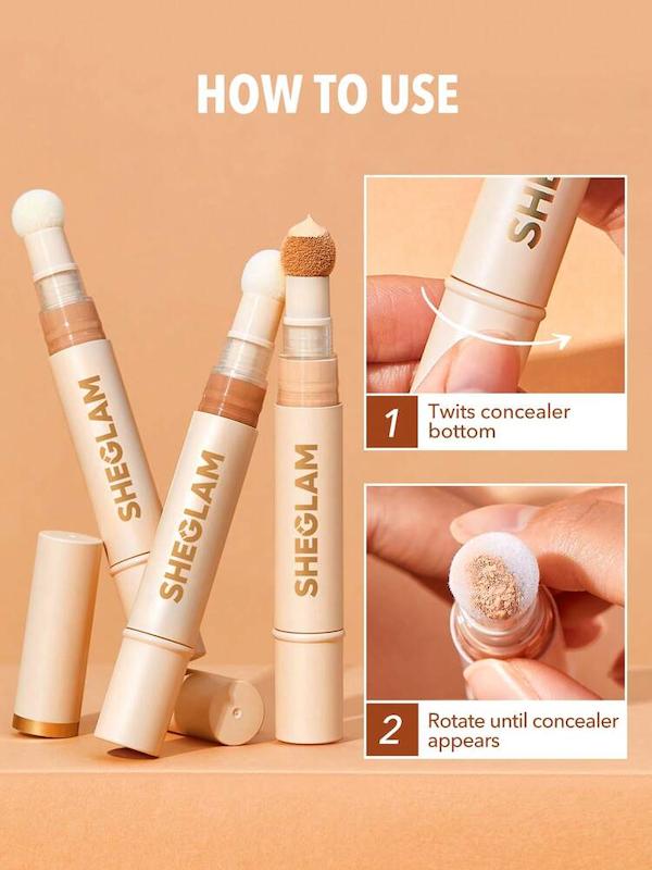 کانسیلر مایع و پد دار شیگلم مدل Complexion Boost — 8