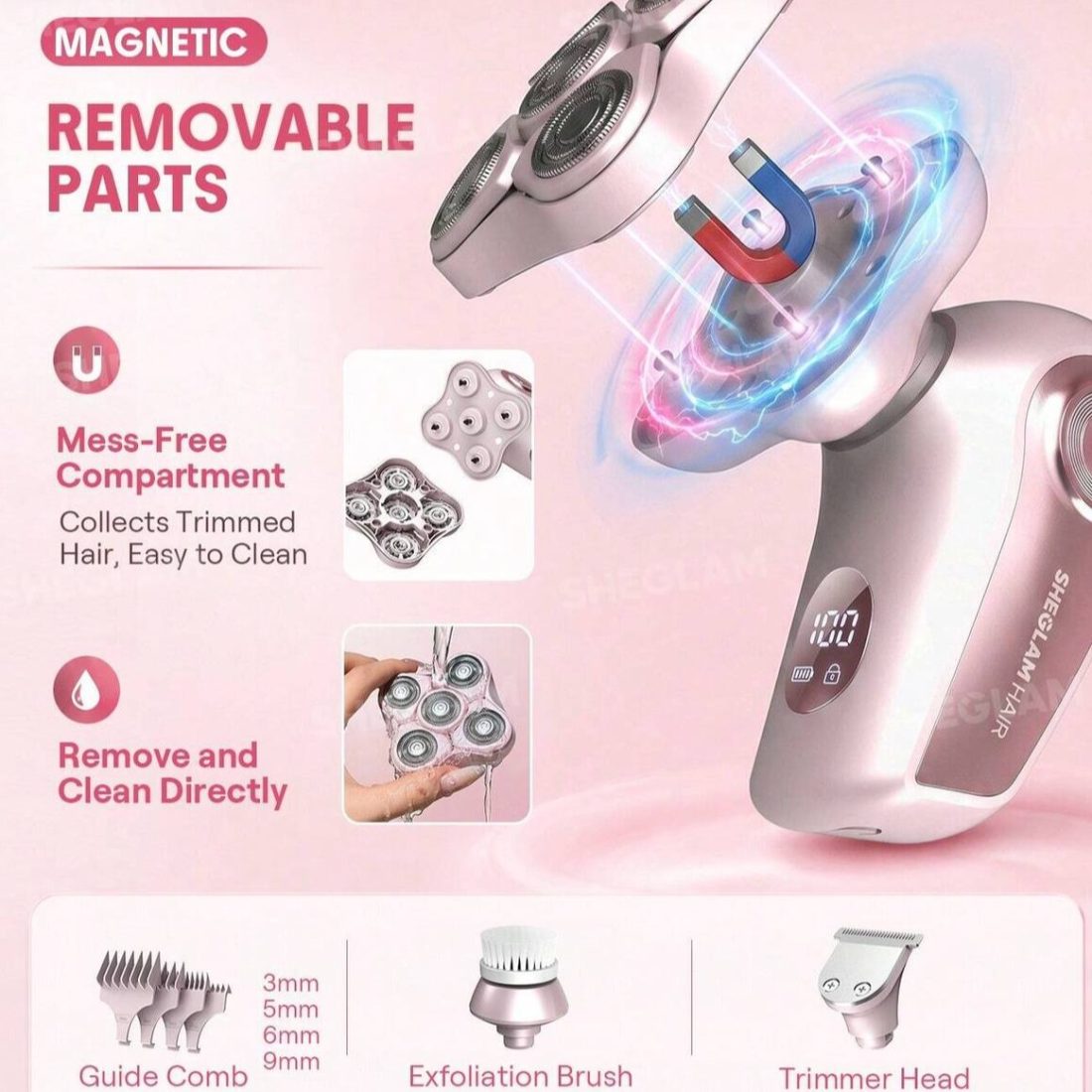 شیور فول بادی شیگلم ۵ تیغه sheglam shaver — 4