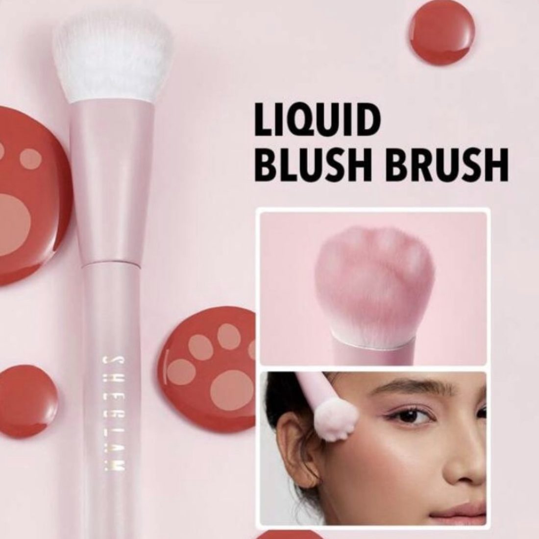 براش رژگونه پنجه گربه‌ای شیگلم | Sheglam Cat Paw Blush Brush — 3