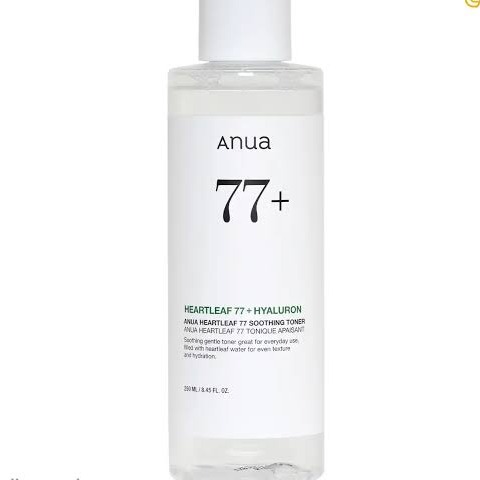 تونر تسکین دهنده و آبرسان 77% آنوا anua حجم 250 میل