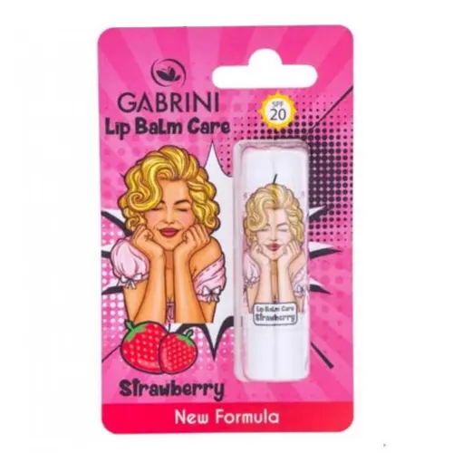 بالم لب توت‌فرنگی گابرینی SPF20 وزن 5 گرم | GABRINI Strawberry Lip Balm SPF20 5g