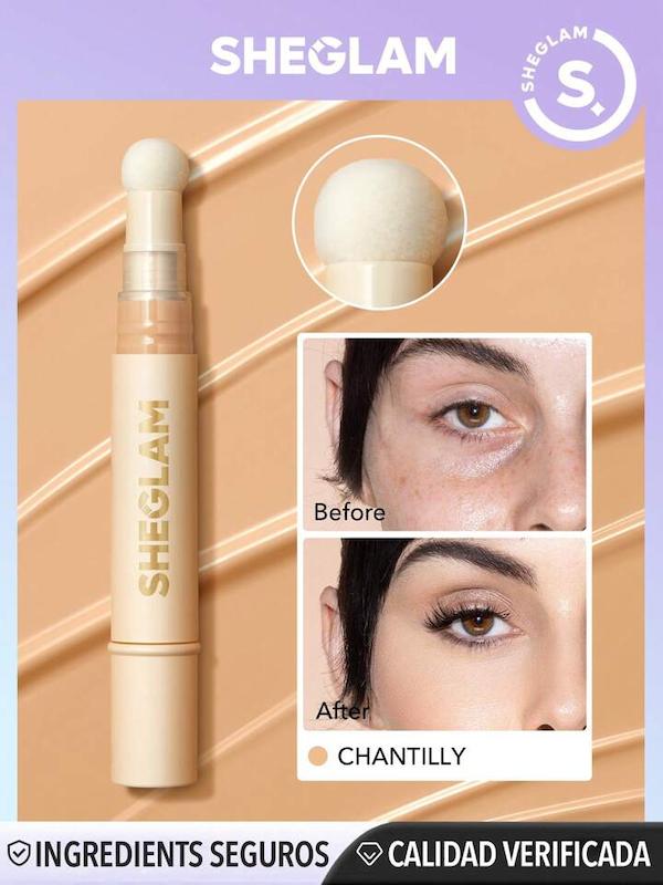 کانسیلر مایع و پد دار شیگلم مدل Complexion Boost — 5