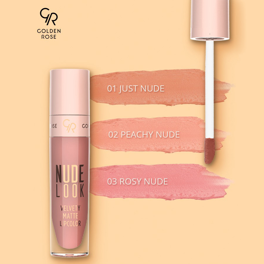 رژ لب مایع مات نودلوک گلدن رز | Golden Rose Nude Look Matte Liquid Lipstick — 2