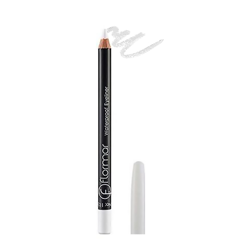 مداد چشم سفید فلورمار مدل ملایم و روشن‌کننده | Flormar White Eye Pencil