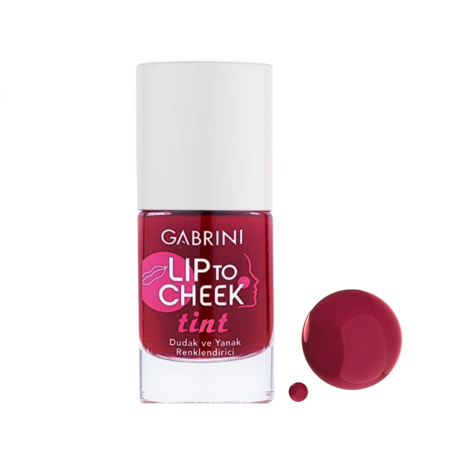 تینت لب و گونه گابرینی مدل رز پینک | GABRINI Lip & Cheek Tint ROSE PINK