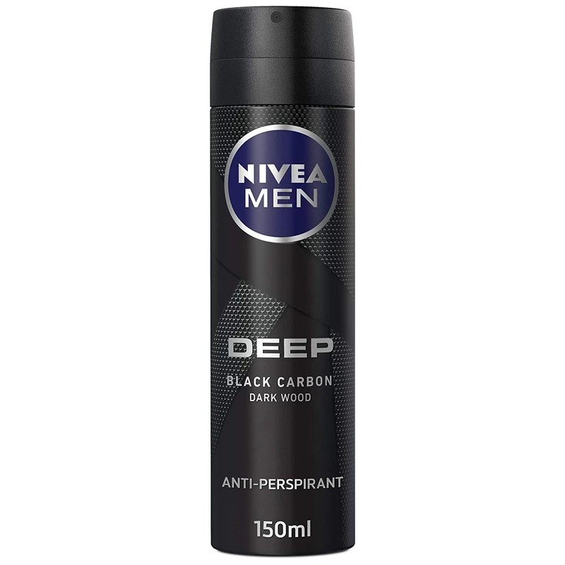 اسپری ضد تعریق مردانه نیوا سری deep مدل Black Carbon حجم 150 میلی لیتر