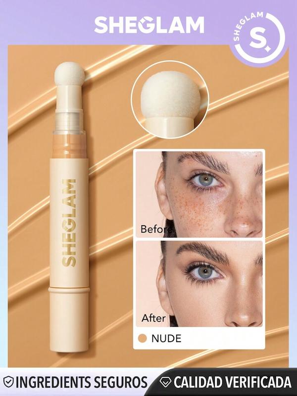 کانسیلر مایع و پد دار شیگلم مدل Complexion Boost — 7