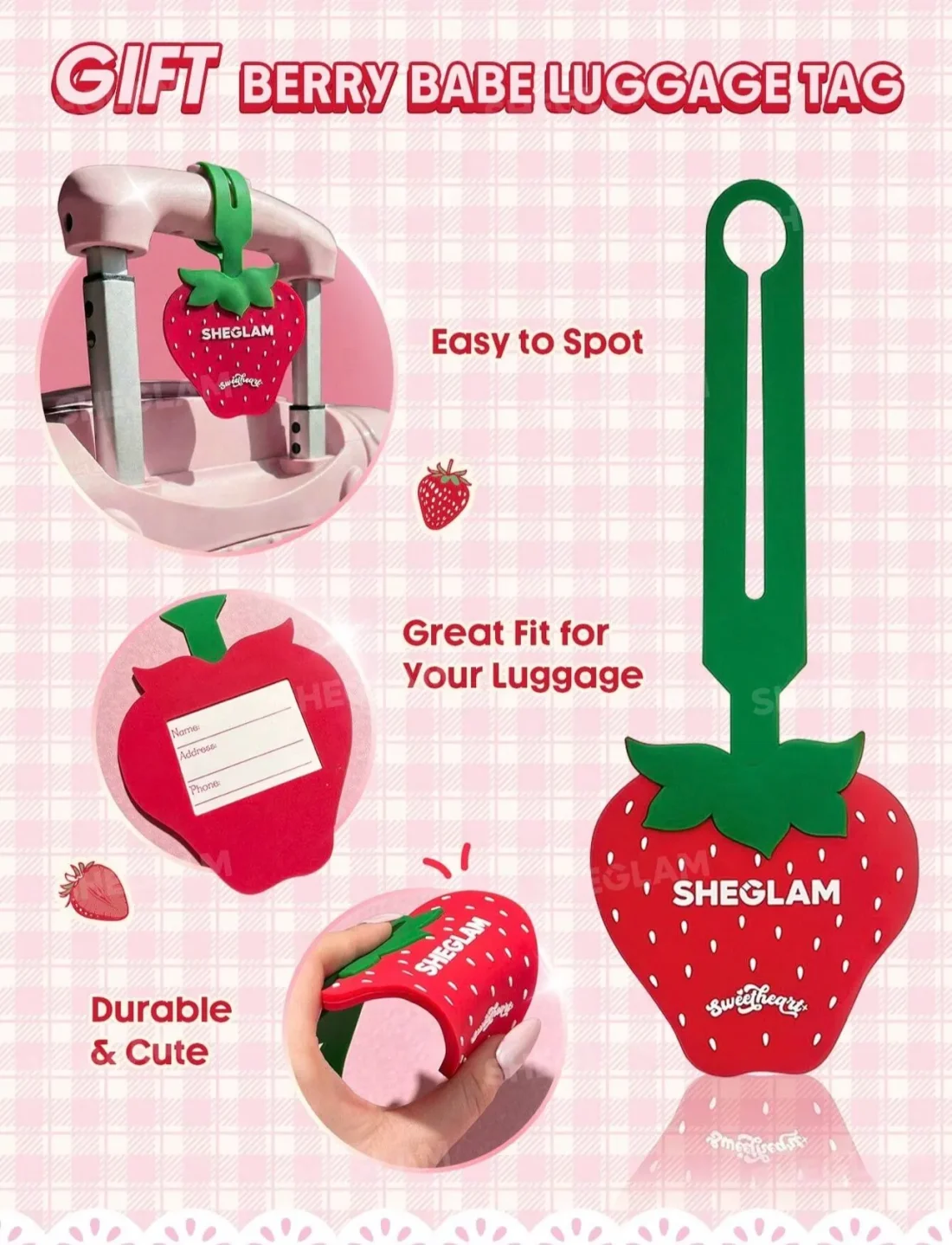 پک کامل آرایشی توت‌فرنگی شیگلم SHEGLAM — 2