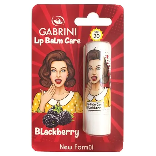 بالم لب شاه‌توت گابرینی SPF20 وزن 5 گرم | GABRINI Blackberry Lip Balm SPF20 5g