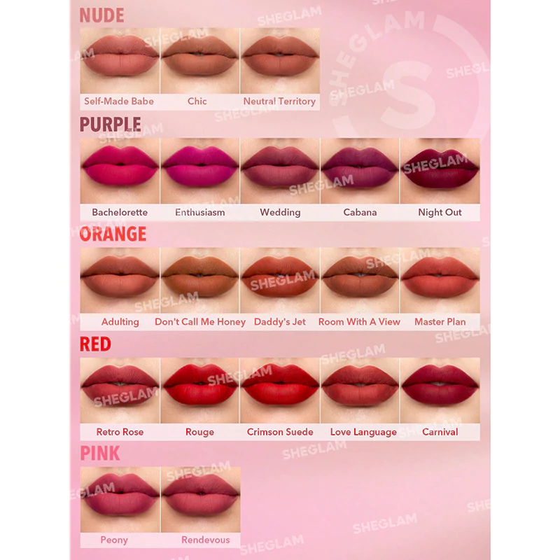 رژ لب جامد مات شیگلم مدل مت آلور | Sheglam MATTE ALLURE Lipstick — 7