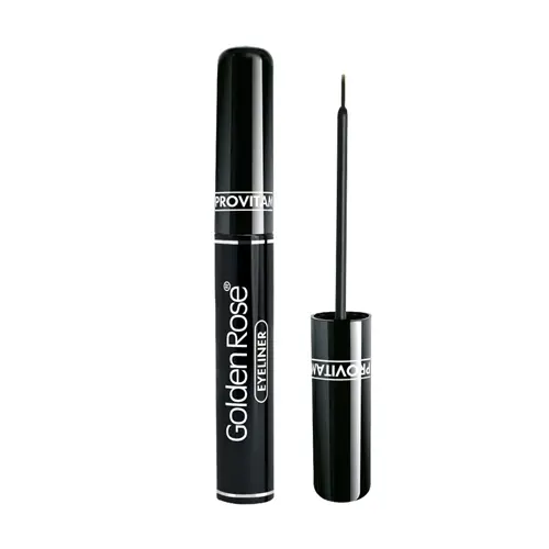 خط چشم مویی گلدن رز مدل ولوم | Golden Rose Volume Black Brush Tip Liquid Eyeliner