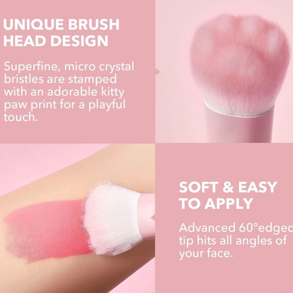 براش رژگونه پنجه گربه‌ای شیگلم | Sheglam Cat Paw Blush Brush — 2