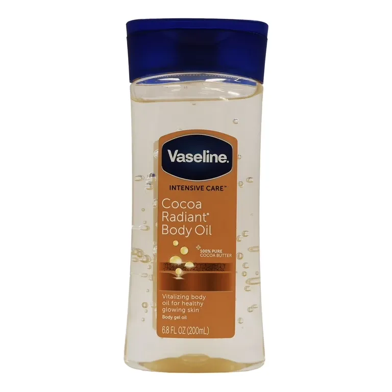 روغن بدن ژلی وازلین Cocoa Radiant(آبی) حجم 200میل