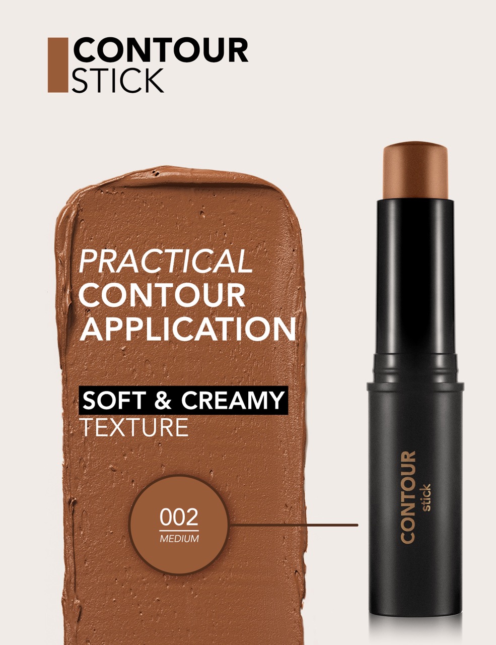 استیک کانتورینگ فلورمار مدل دوطرفه فرم‌دهنده چهره | Flormar Contour Stick — 3