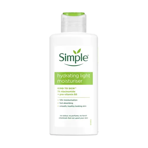 کرم آبرسان و مرطوب‌کننده سیمپل لایت مناسب پوست‌های حساس | Simple Light Moisturising Cream 125ml
